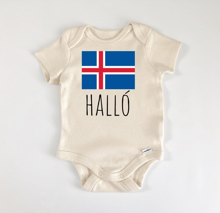 Iceland Nordic - Baby Boy Girl Clothes Infant Bodysuit Funny Cute Newborn