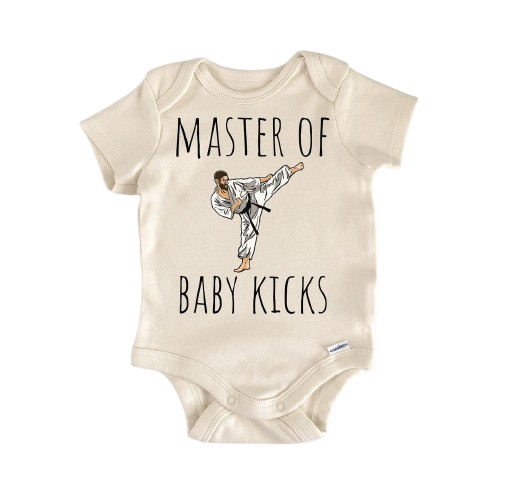 Karate Martial Arts Belt - Baby Boy Girl Clothes Infant Bodysuit Funny Cute Newborn