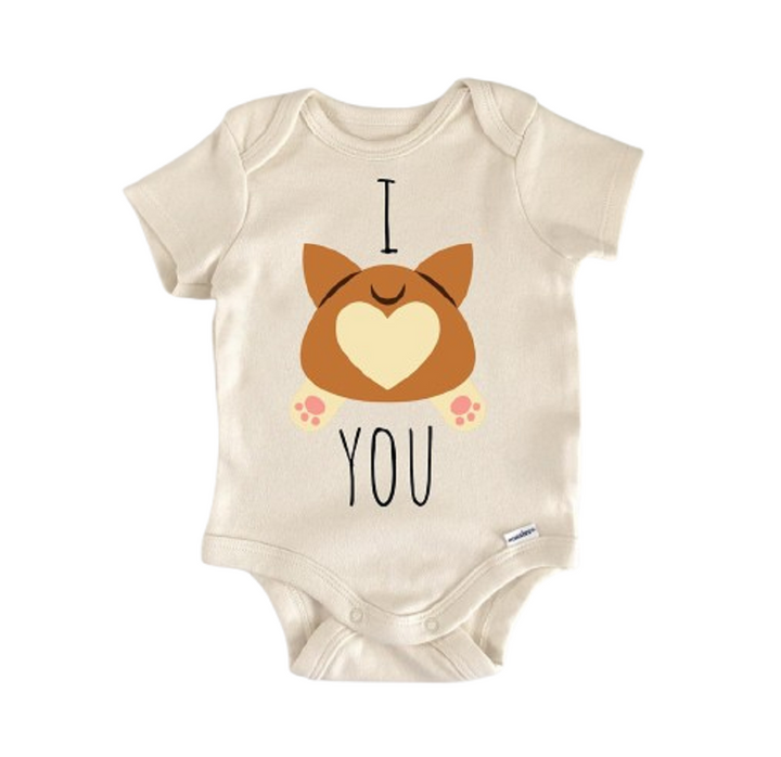 Corgi Dog Love - Baby Boy Girl Clothes Infant Bodysuit Funny Cute Newborn