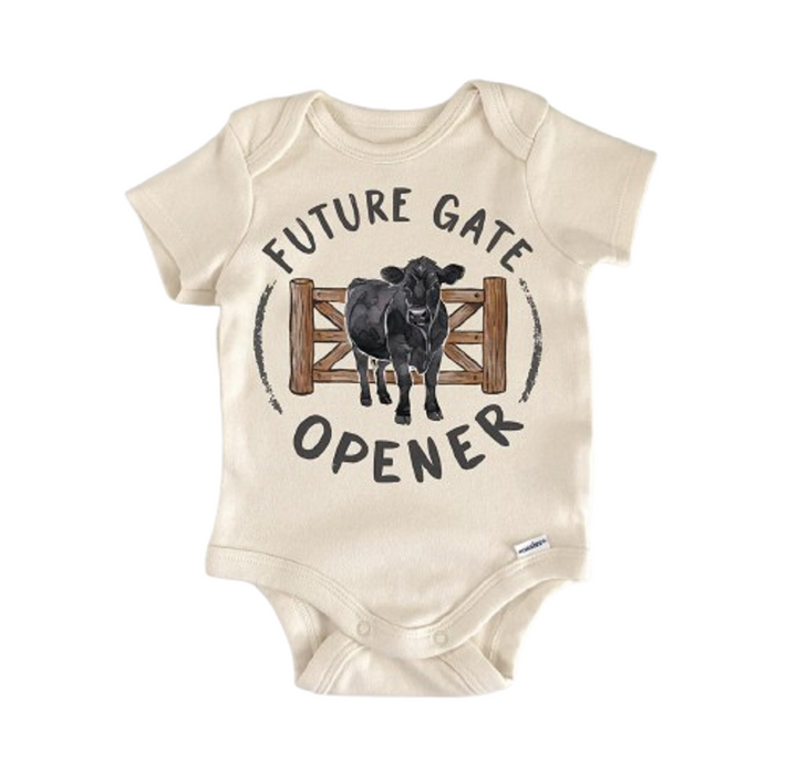 Puerta del futuro Abridor Granja Rural - Ropa para bebé niño niña Body infantil Divertido Lindo 