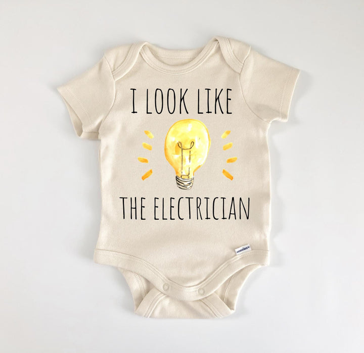 Electrician Lineman - Baby Boy Girl Clothes Infant Bodysuit Funny Cute Newborn