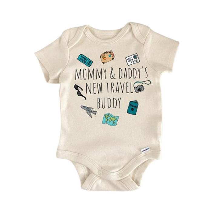 Travel Adventure Airplane - Baby Boy Girl Clothes Infant Bodysuit Funny Cute Newborn