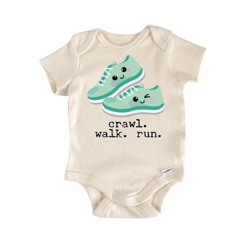 Running Runner Marathon - Baby Boy Girl Clothes Infant Bodysuit Funny Cute Newborn