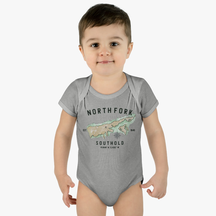 Southold North Fork Hamlet NOFO VIBES®  Infant Baby Rib Bodysuit