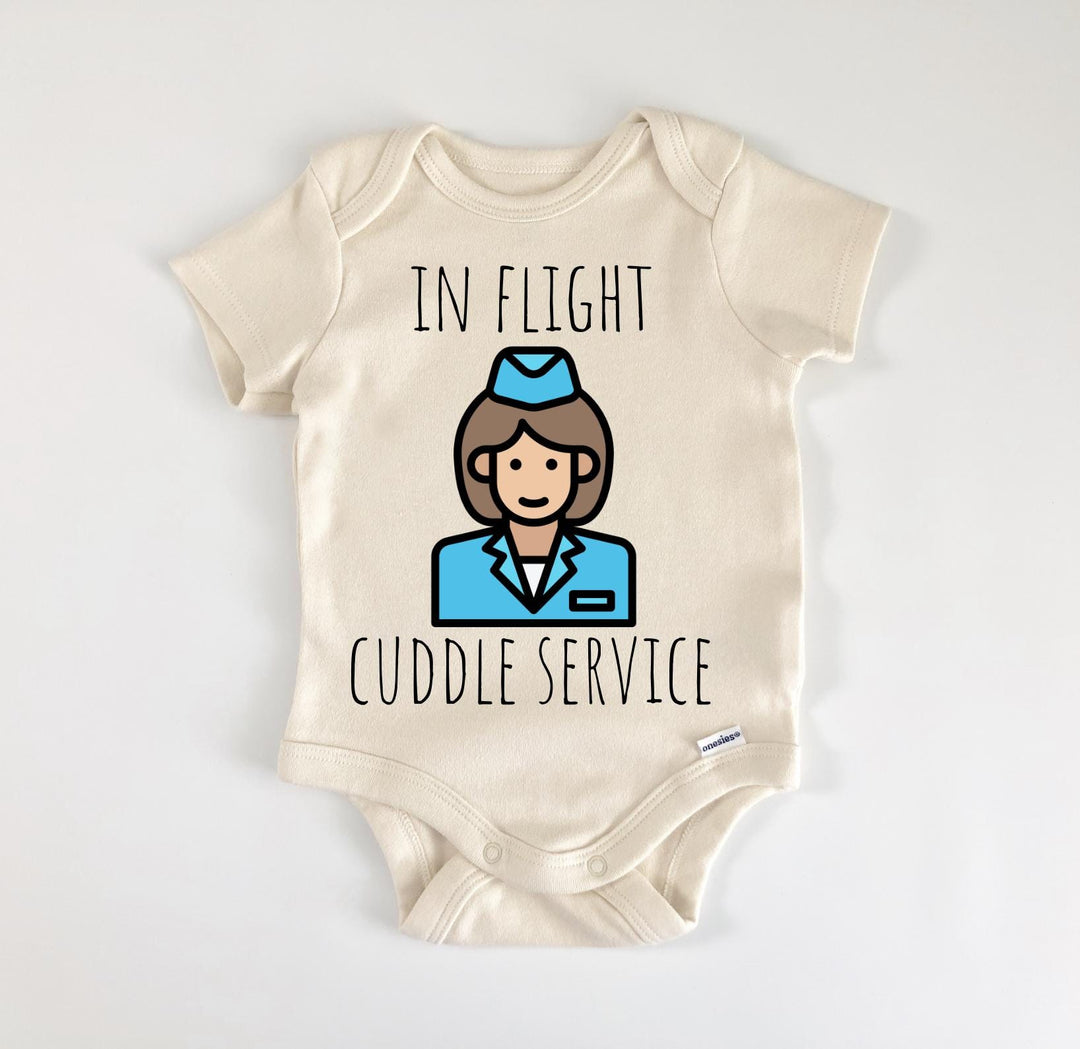 Azafata de vuelo - Ropa para bebé niño niña Body infantil Divertido Lindo 