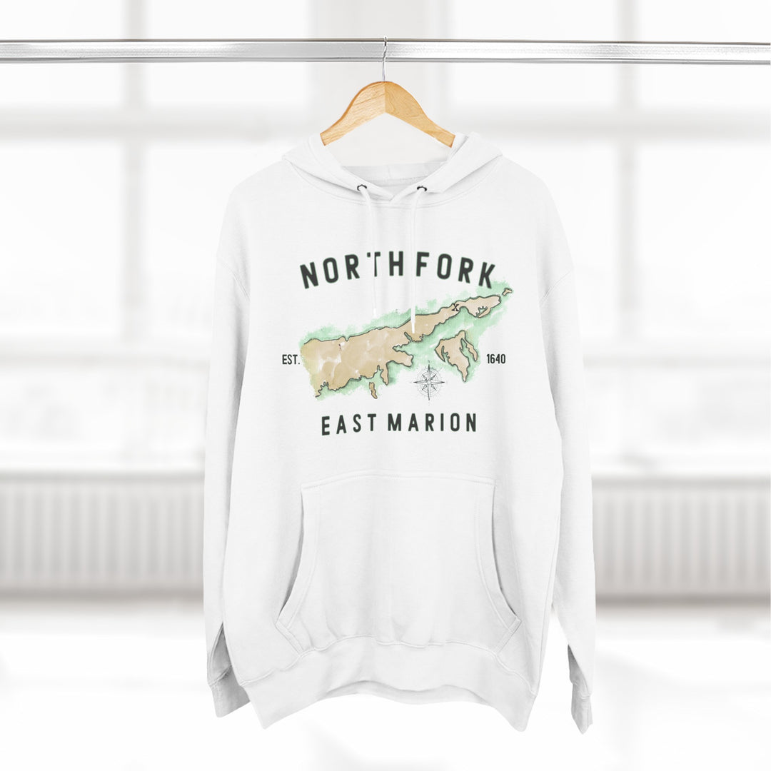 East Marion North Fork Hamlet NOFO VIBES®  Lane SevenⓇ Three-Panel Fleece Hoodie