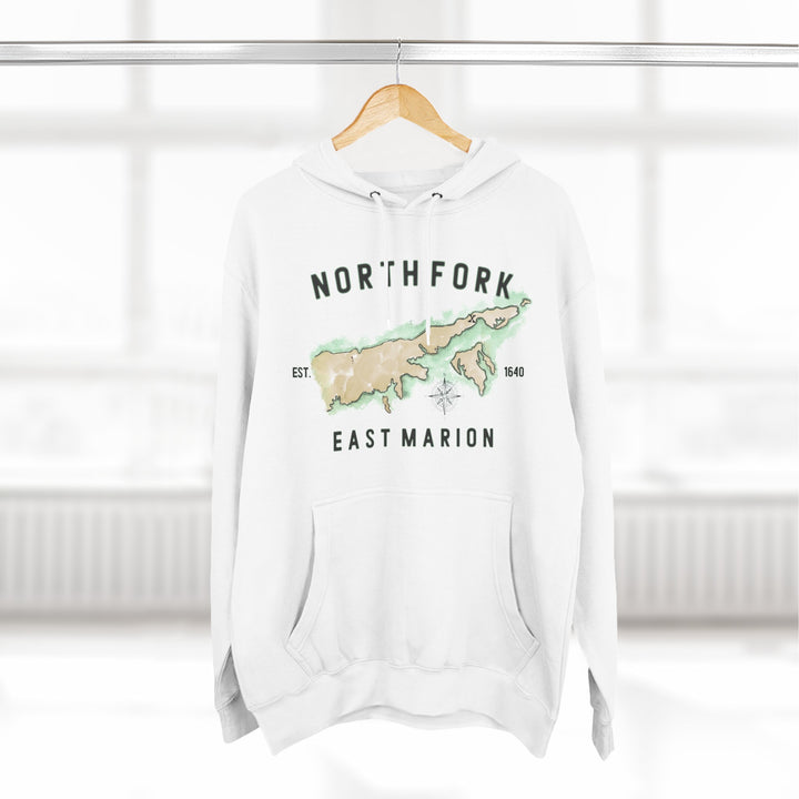 East Marion North Fork Hamlet NOFO VIBES®  Lane SevenⓇ Three-Panel Fleece Hoodie