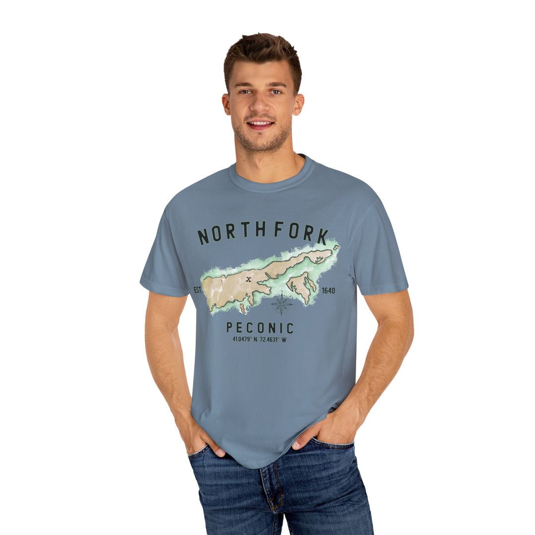 Peconic North Fork Hamlet NOFO VIBES® Garment-Dyed T-Shirt