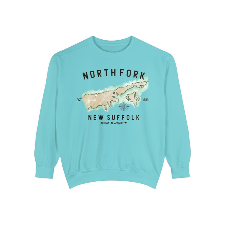 New Suffolk North Fork Hamlet NOFO Vibes® Unisex Garment-Dyed Sweatshirt