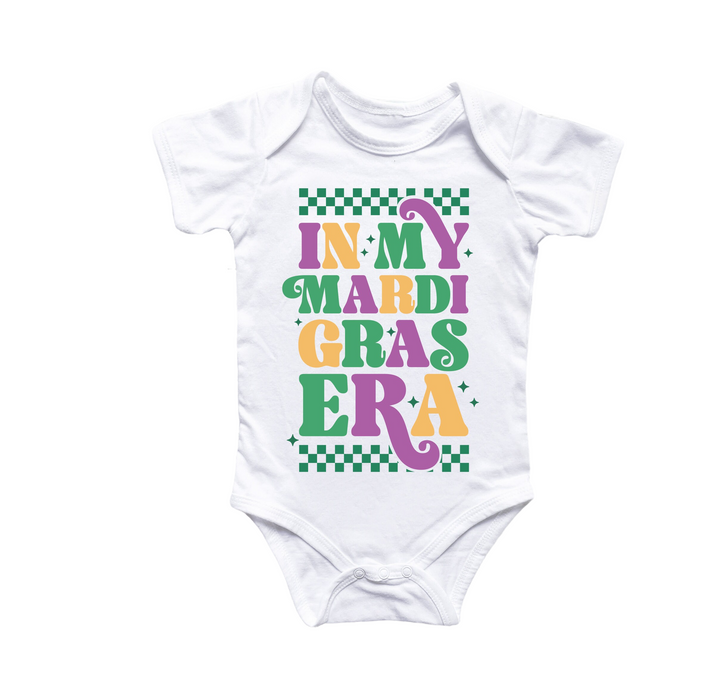 Mardi Gras EraJuneteenth - Baby Boy Girl Clothes Infant Bodysuit Funny Cute Newborn 1