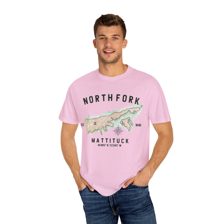 North Fork Vibes®  *Your Town* Comfort Colors® Garment-Dyed T-Shirt