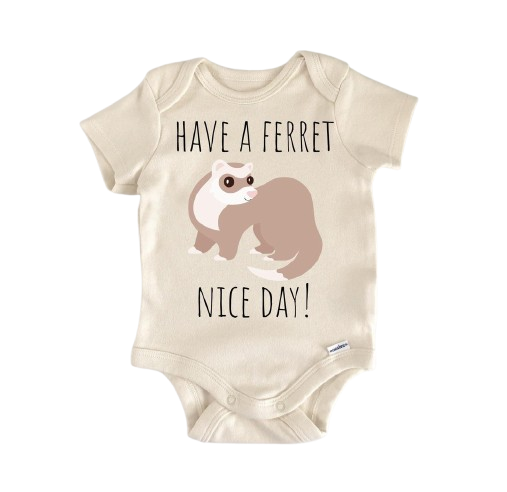 Ferret Animal - Baby Boy Girl Clothes Infant Bodysuit Funny Cute Newborn