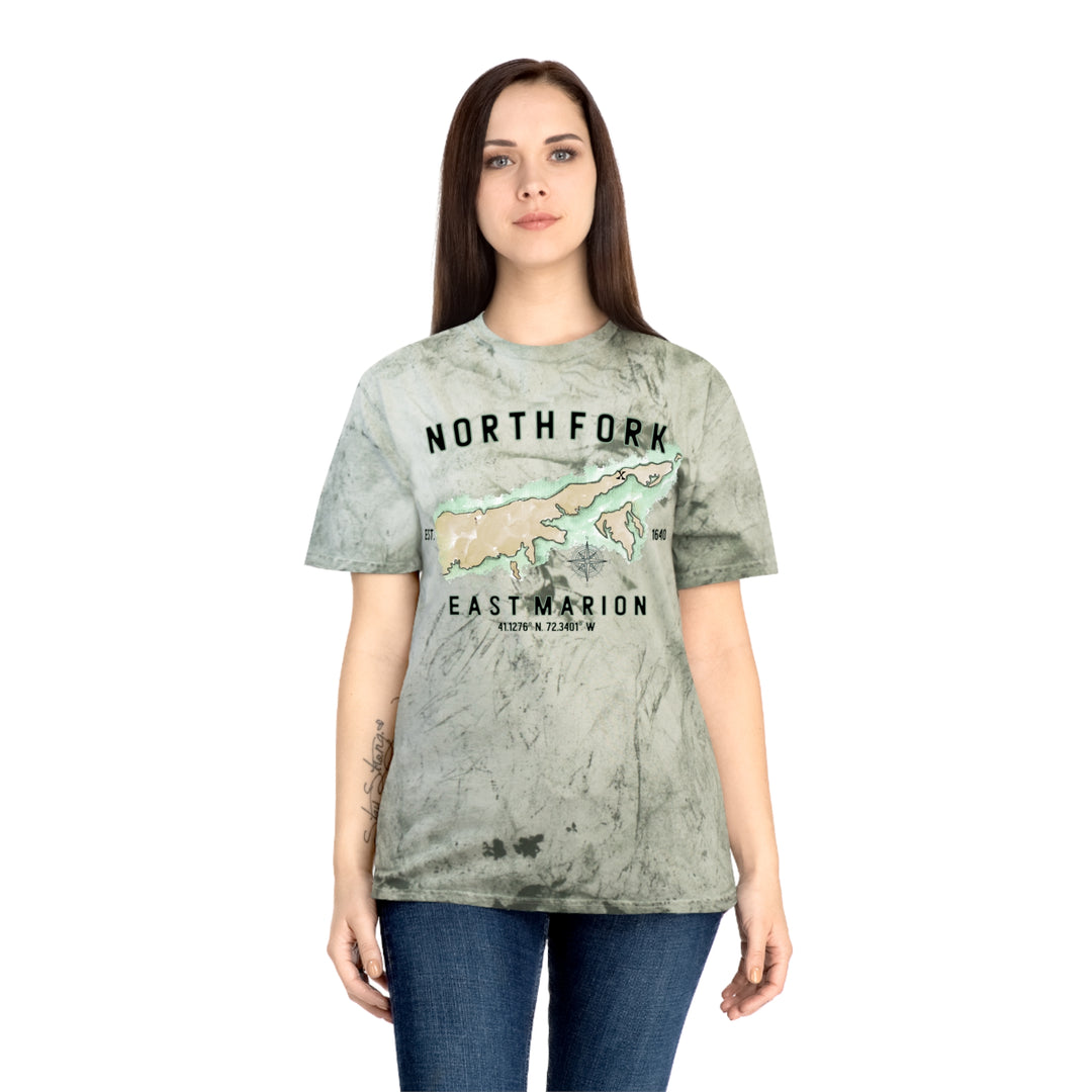 East Marion North Fork Hamlet NOFO Vibes® Comfort Colors® Color Blast T-Shirt