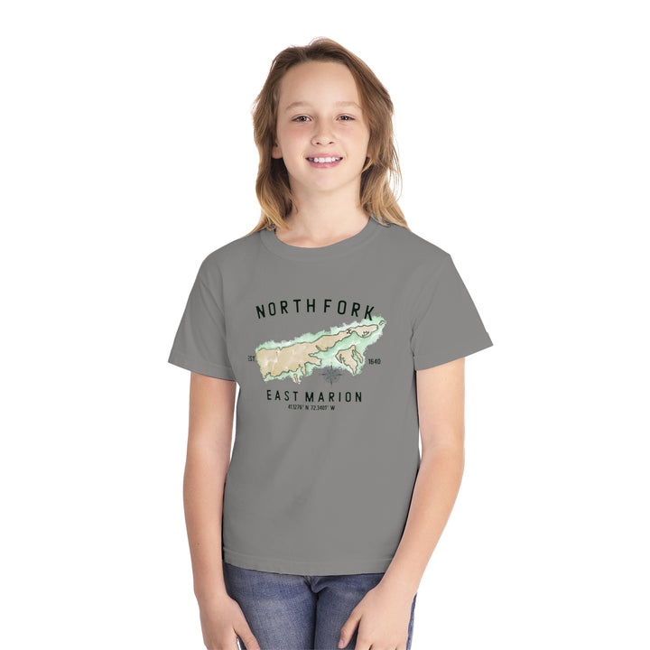 East Marion North Fork Hamlet NOFO VIBES® Youth Midweight Tee