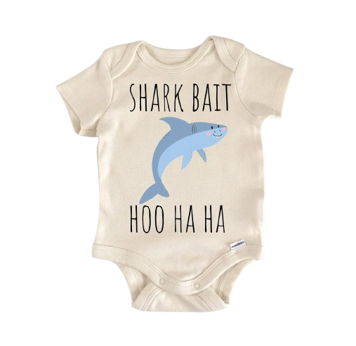 Shark Ocean Fish - Baby Boy Girl Clothes Infant Bodysuit Funny Cute Newborn