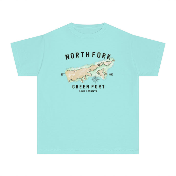 Greenport North Fork Hamlet NOFO VIBES® Youth Midweight Tee