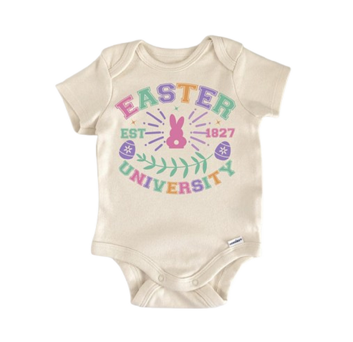 Conejo de Pascua de primavera - Ropa para bebé niño niña Body infantil Divertido Lindo 