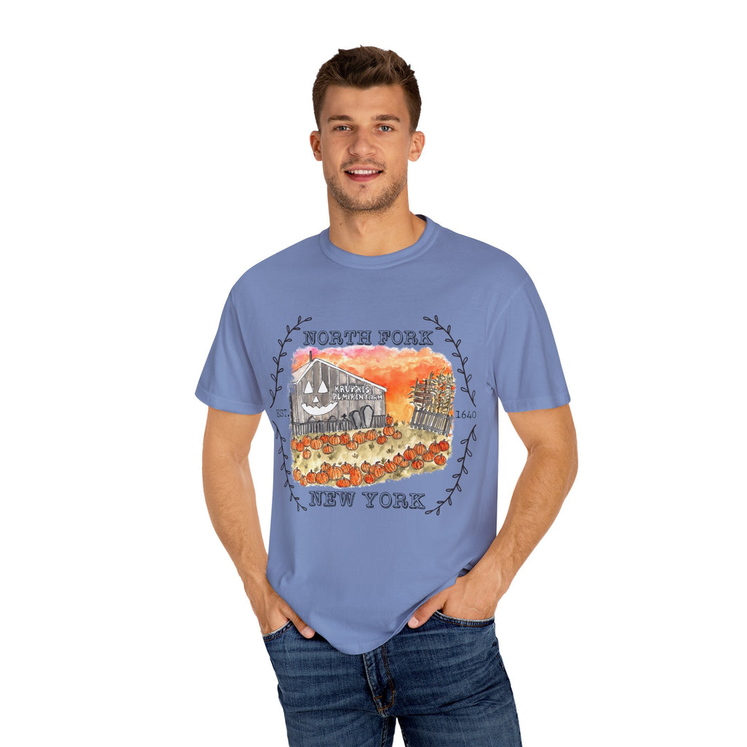 Krupski North Fork Unisex Garment-Dyed T-shirt