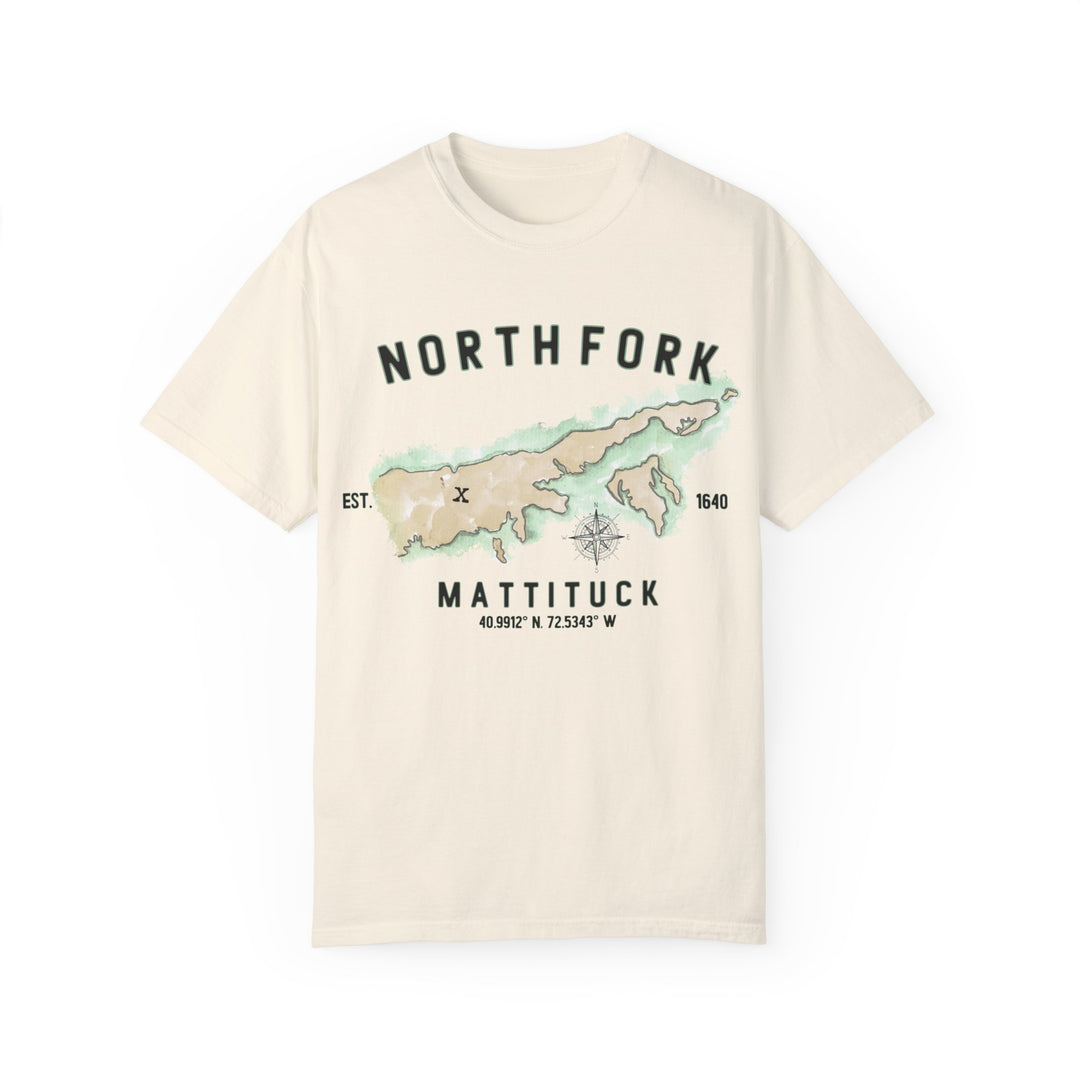 North Fork Vibes®  *Your Town* Comfort Colors® Garment-Dyed T-Shirt