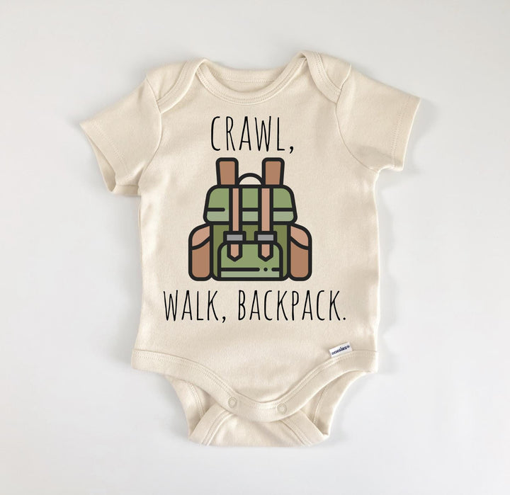 Backpacking Travel - Baby Boy Girl Clothes Infant Bodysuit Funny Cute