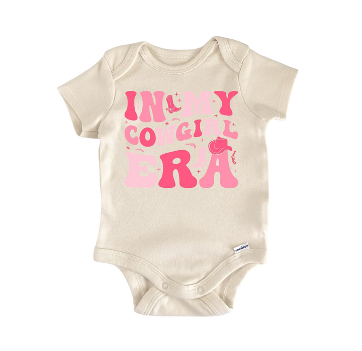 a white bodysuit with pink letters on it