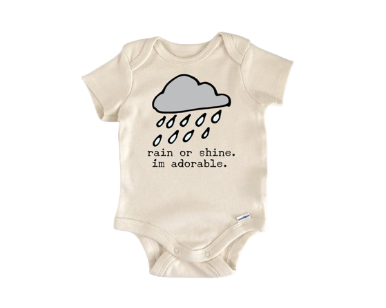 Meteorología del tiempo - Ropa para bebés, niños y niñas, mono infantil divertido y lindo para recién nacidos 