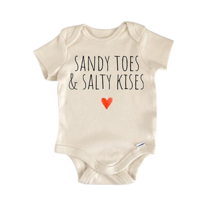 Sandy Toes Beach - Ropa para bebé niño niña Body infantil Divertido Lindo 