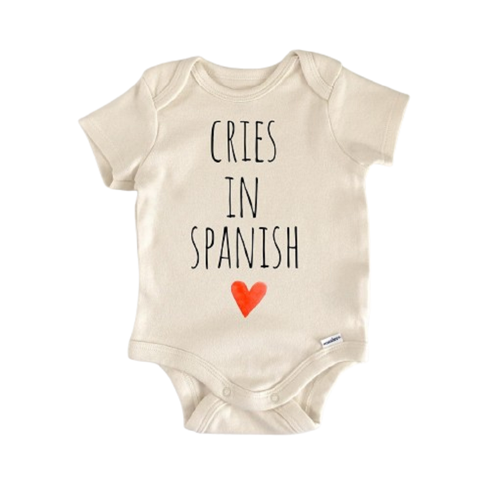 Español Mexicano - Ropa para bebé niño niña Body para bebé Divertido Lindo Recién Nacido 