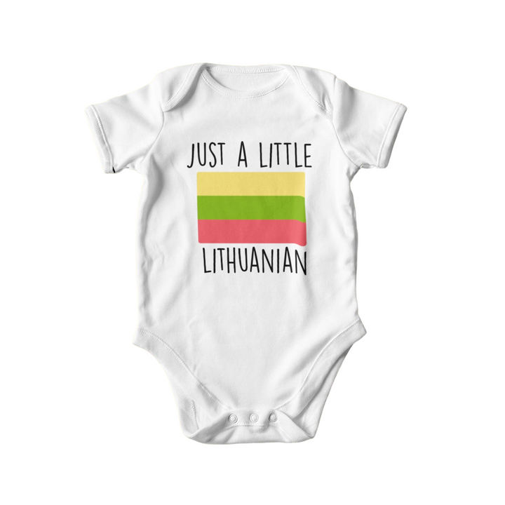 a baby bodysuit that says just a little ethiopianan