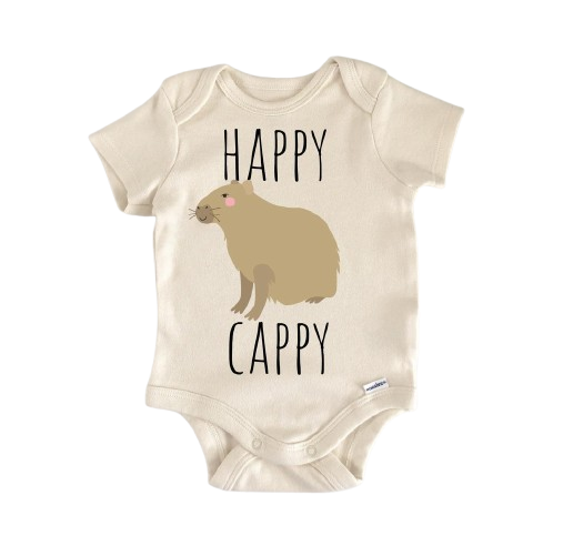 Capybara Animal  - Baby Boy Girl Clothes Infant Bodysuit Funny Cute Newborn