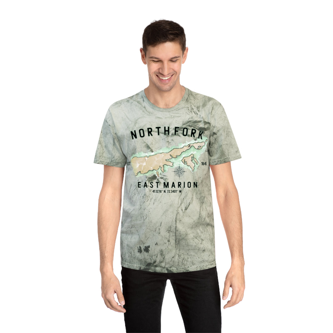 East Marion North Fork Hamlet NOFO Vibes® Comfort Colors® Color Blast T-Shirt