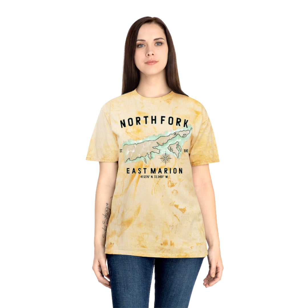 East Marion North Fork Hamlet NOFO Vibes® Comfort Colors® Color Blast T-Shirt