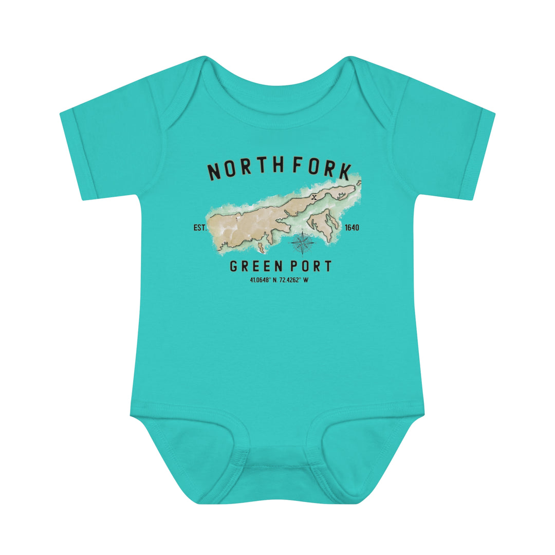 Greenport North Fork Hamlet NOFO VIBES®  Infant Baby Rib Bodysuit