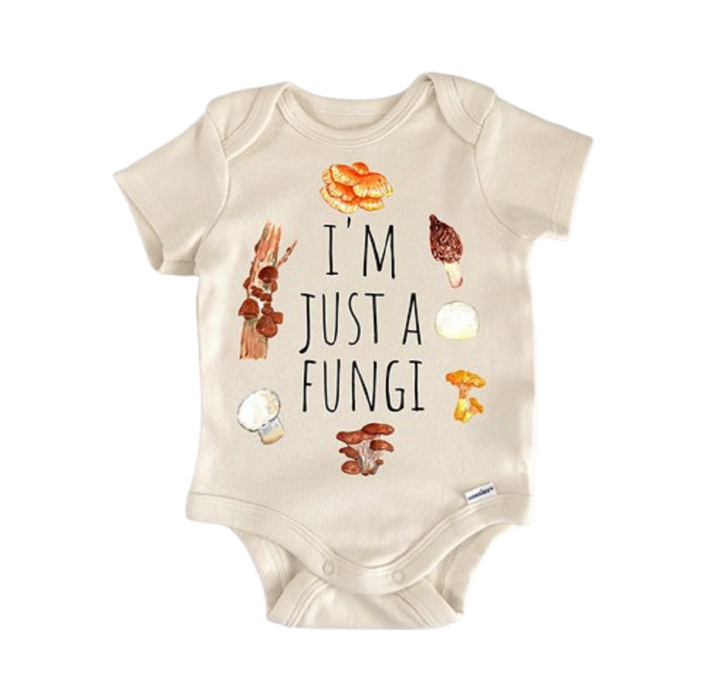 Mushroom Fungi Forager - Baby Boy Girl Clothes Infant Bodysuit Funny Cute Newborn