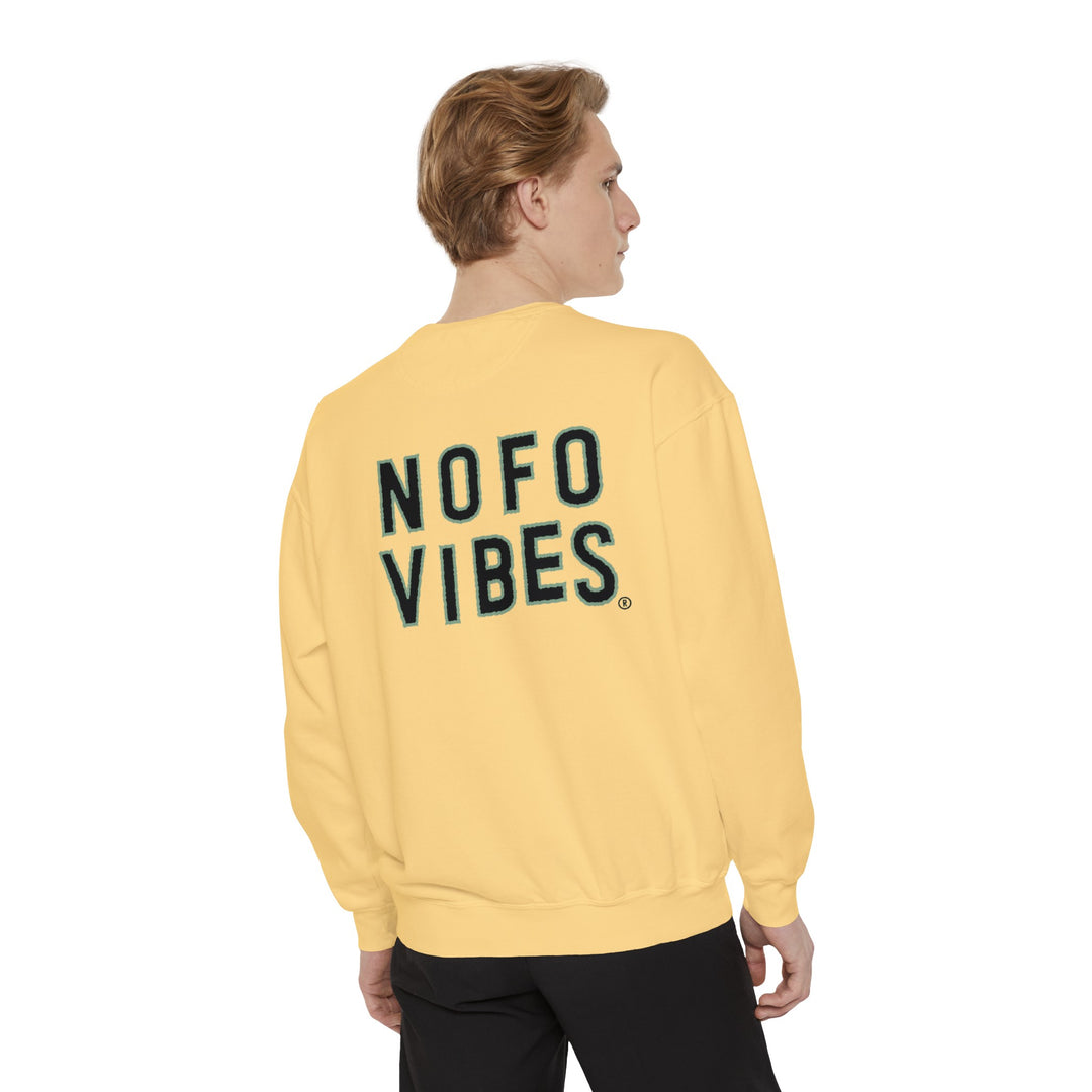 Long Island North Fork Hamlet NOFO Vibes® Unisex Garment-Dyed Sweatshirt