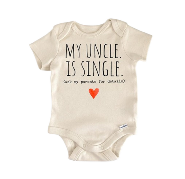 Uncle - Baby Boy Girl Clothes Infant Bodysuit Funny Cute Newborn