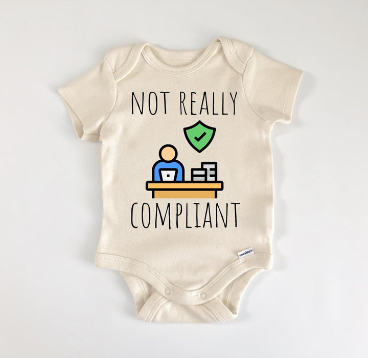 Oficial de Seguridad Compliant - Ropa para Bebé Niño Niña Body Infantil Divertido Lindo 