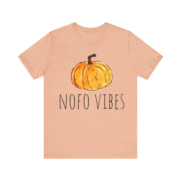 North Fork Watercolor NOFO VIBES™ Pumpkin - Belle & Canvas® 3001 Adult Unisex Men Womens Shirt