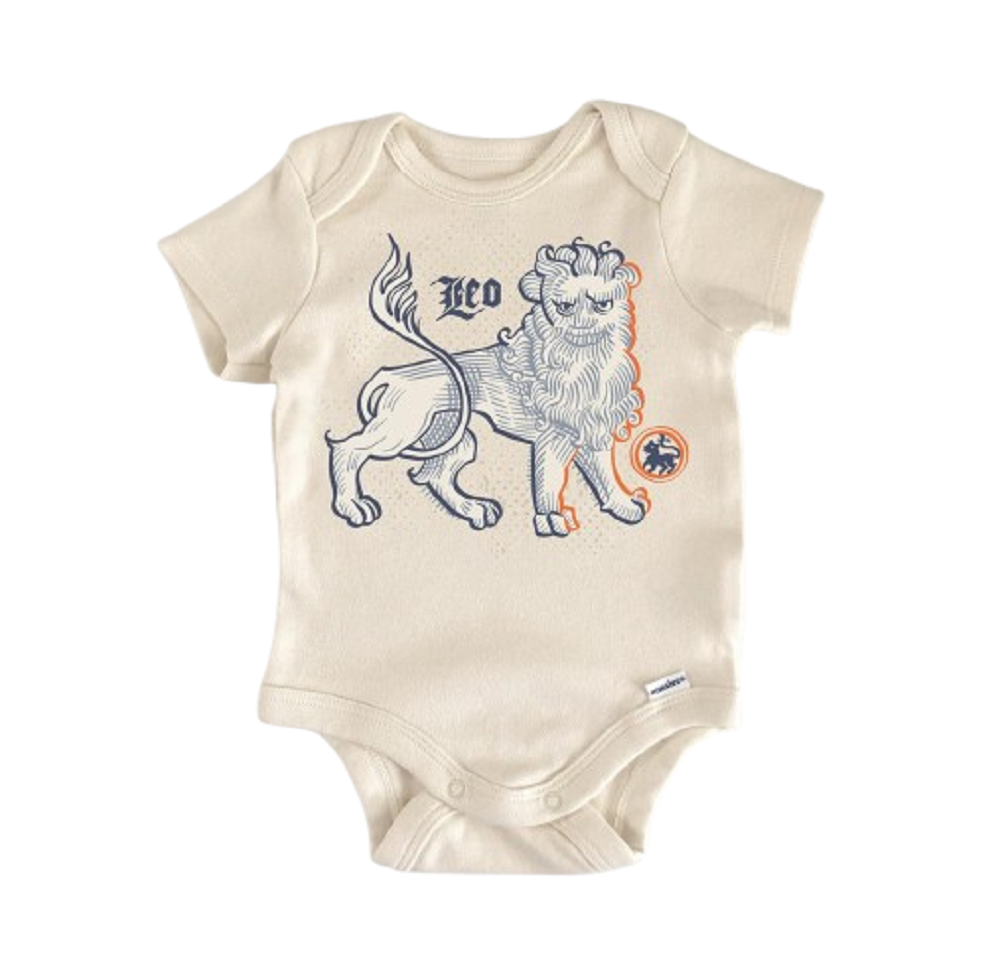 Leo Zodiac Constellation - Baby Boy Girl Clothes Infant Bodysuit Funny Cute