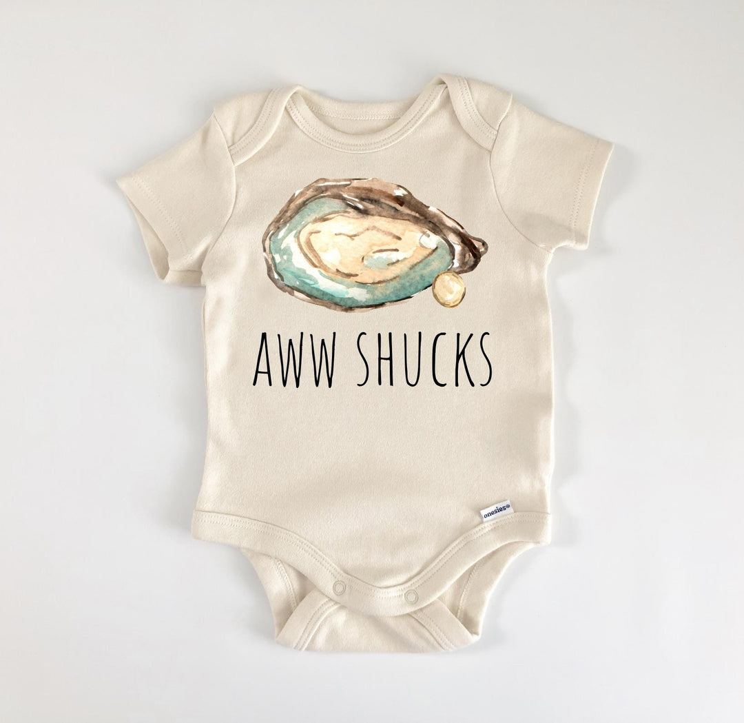 Oyster Clam Seafood Foodie - Baby Boy Girl Clothes Infant Bodysuit Funny Cute