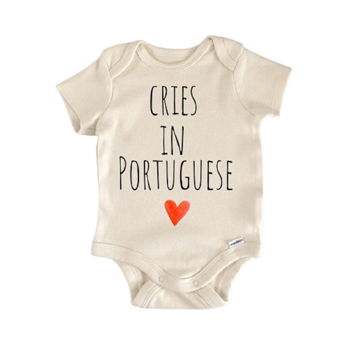 Portugués Portugal - Ropa para bebé niño niña Body para bebé Divertido Lindo Recién Nacido 