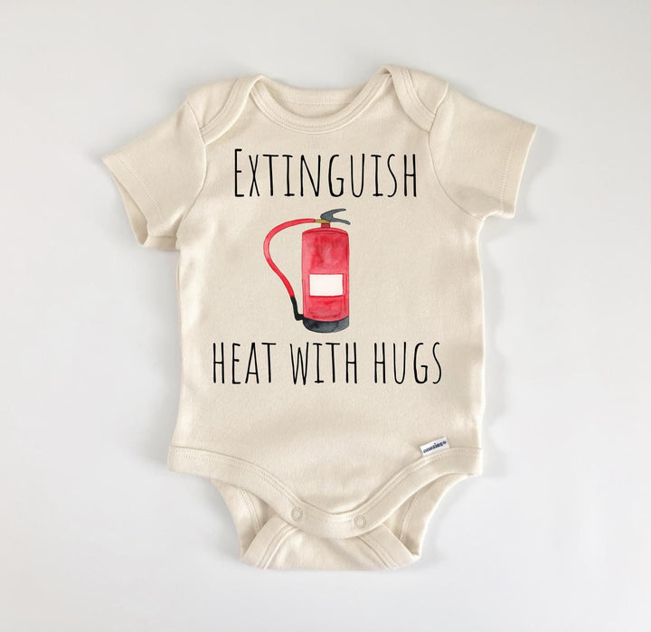 Firefighter Fireman - Baby Boy Girl Clothes Infant Bodysuit Funny Cute Newborn