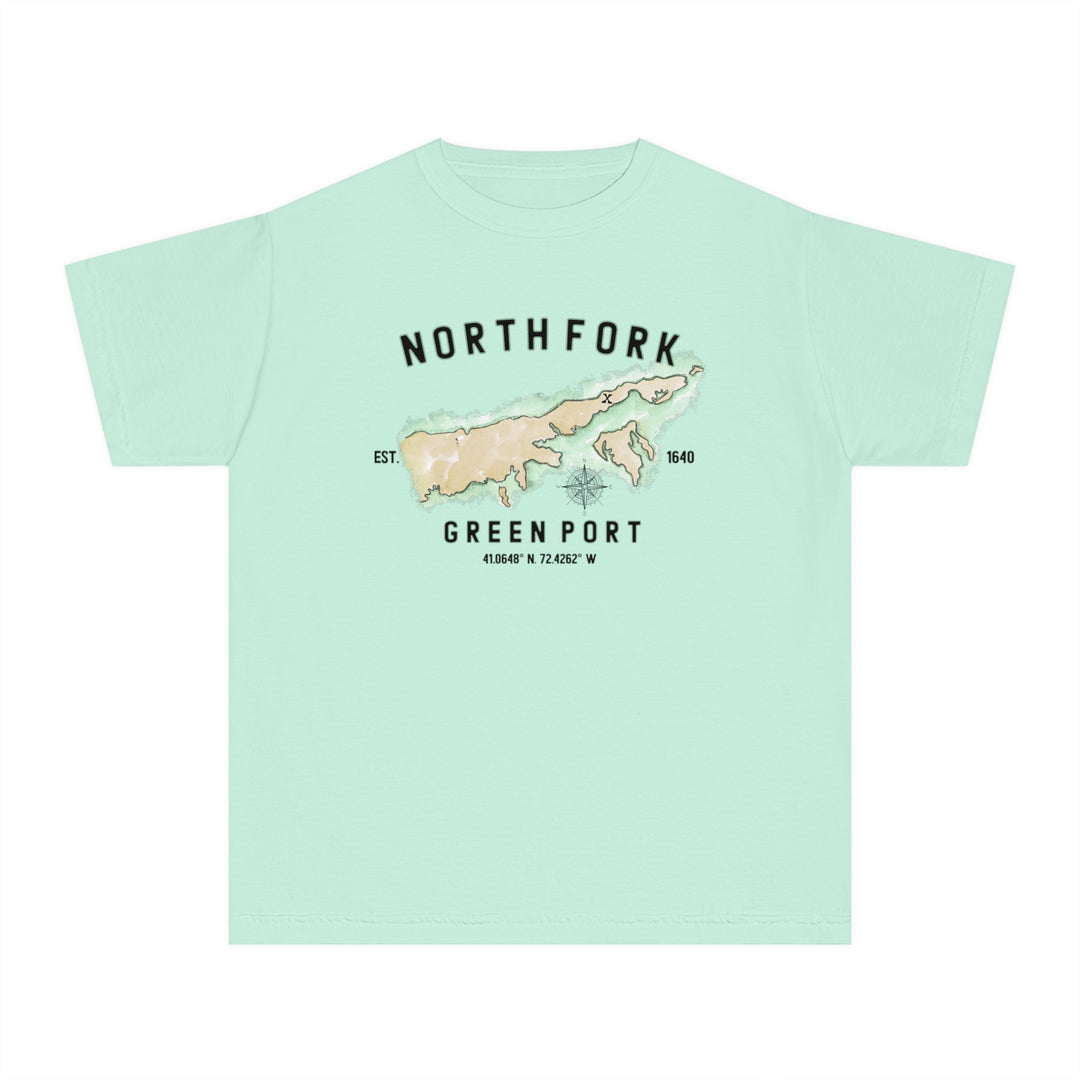 Greenport North Fork Hamlet NOFO VIBES® Youth Midweight Tee