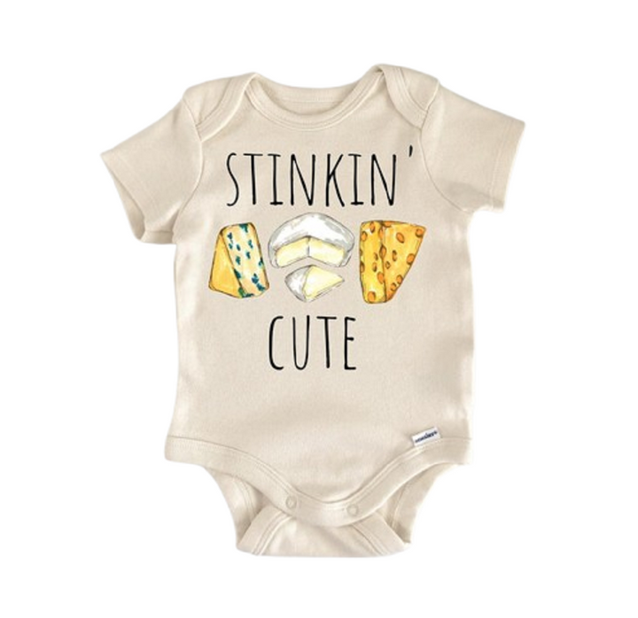 Queso Vino Amante de la comida Comida - Ropa para bebé niño niña Body para bebé Divertido Lindo Recién nacido 