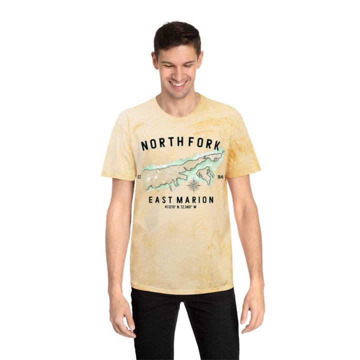 East Marion North Fork Hamlet NOFO Vibes® Comfort Colors® Color Blast T-Shirt