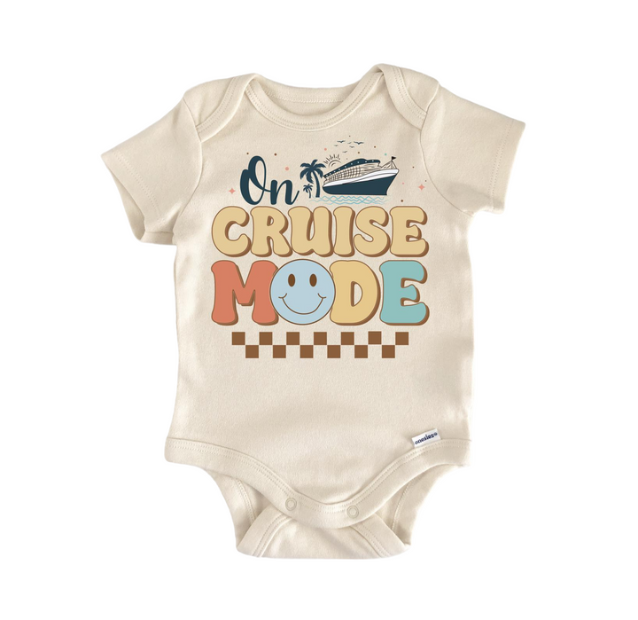 a baby bodysuit that says cruise mode