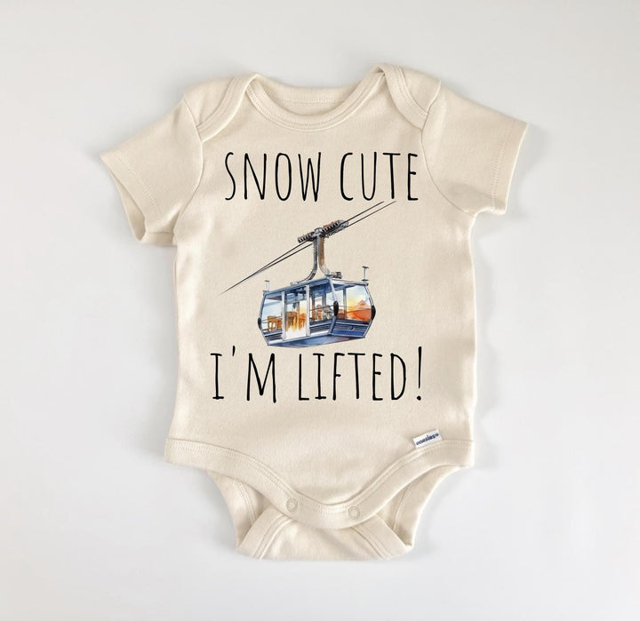 Snowboarding Snowboard - Baby Boy Girl Clothes Infant Bodysuit Funny Cute Newborn