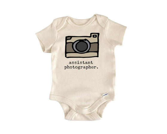 Photographer - Baby Boy Girl Clothes Infant Bodysuit Funny Cute Newborn