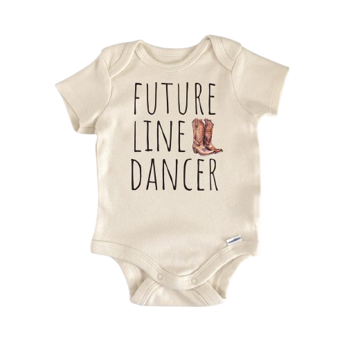 Country Line Dancer - Baby Boy Girl Clothes Infant Bodysuit Funny Cute Newborn