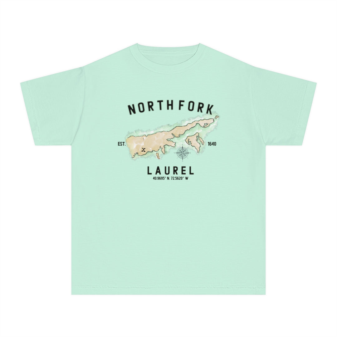 Laurel North Fork Halmet NOFO Vibes® Youth Midweight Tee